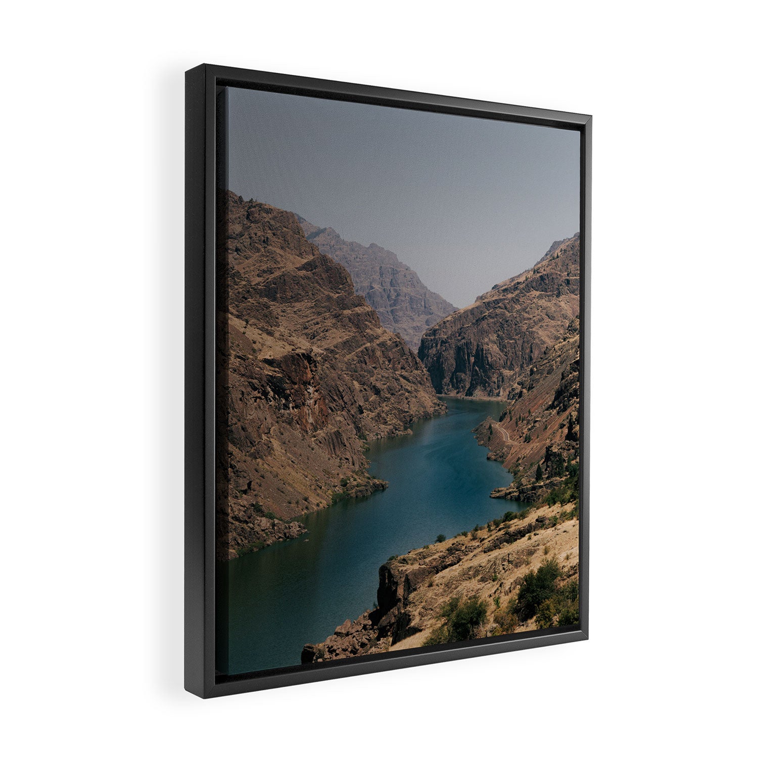 Hells Canyon Framed Canvas Print Gallery Image 2