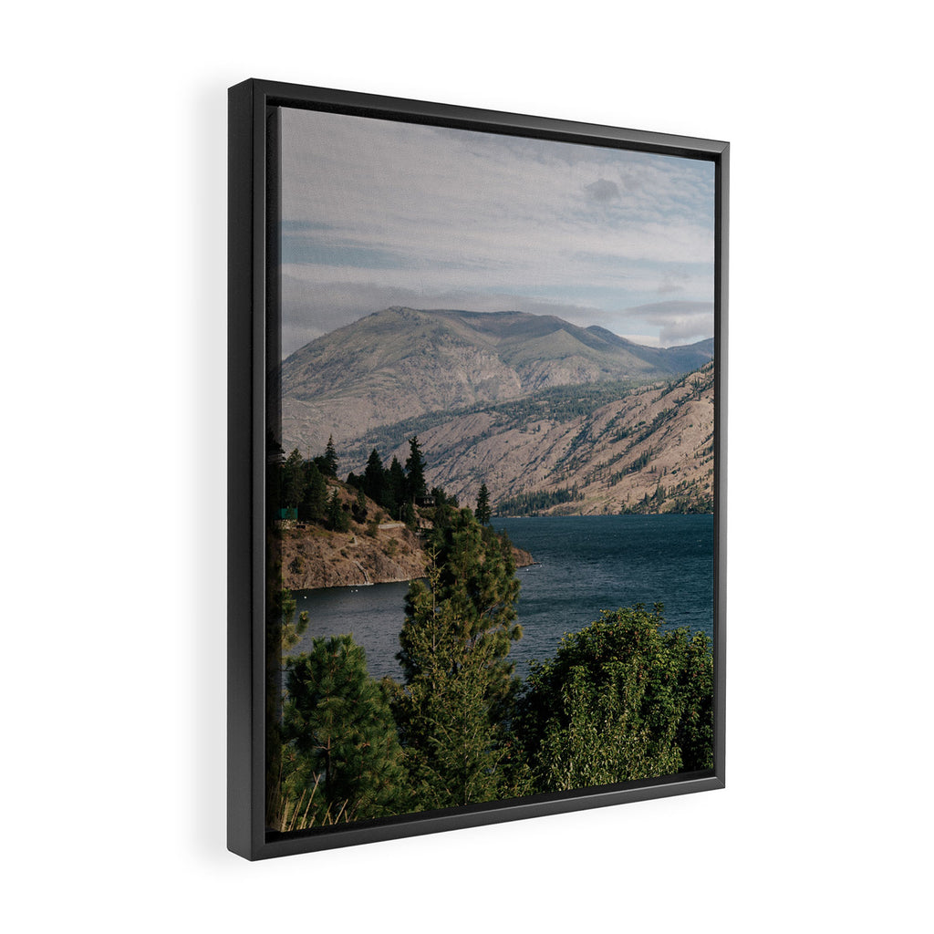 Lake Chelan Framed Canvas Print Gallery Image 2