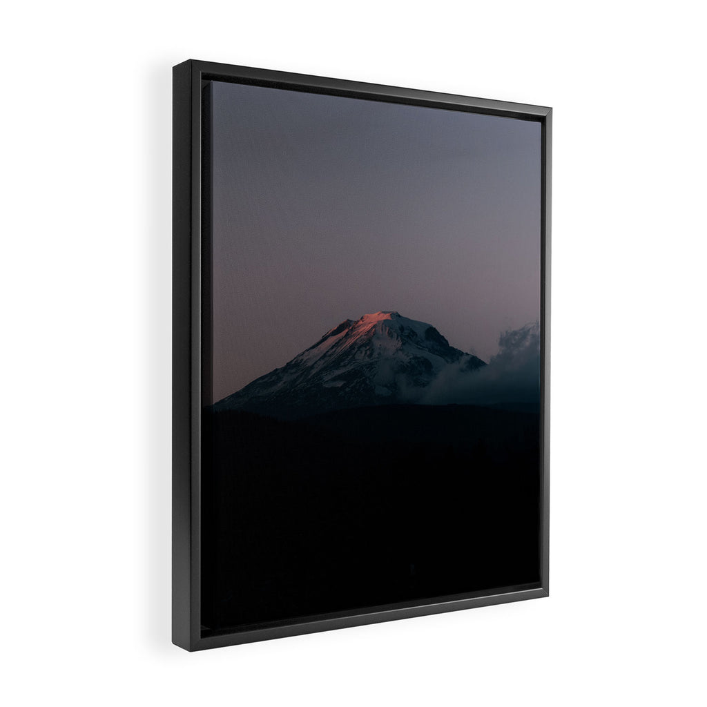 Last light on Mount Adams Framed Canvas Print Gallery Image 2