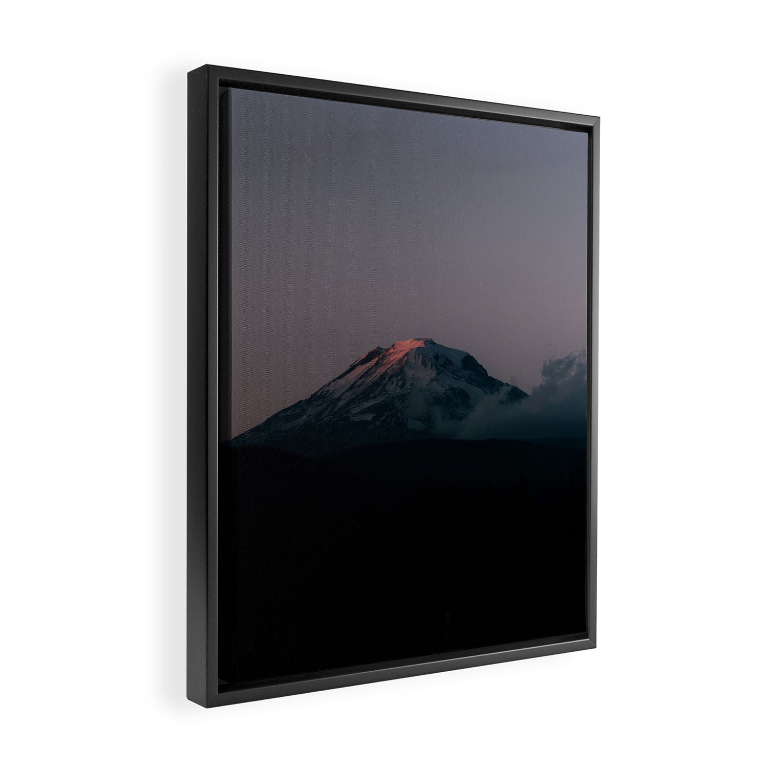 Last light on Mount Adams Framed Canvas Print Gallery Image 2
