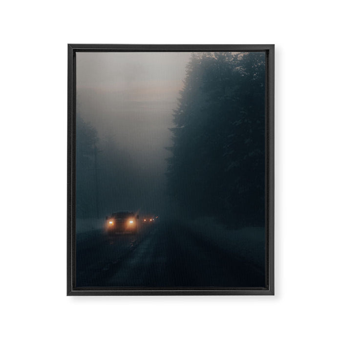 Late Winter Drives Framed Canvas Print Gallery Image 1