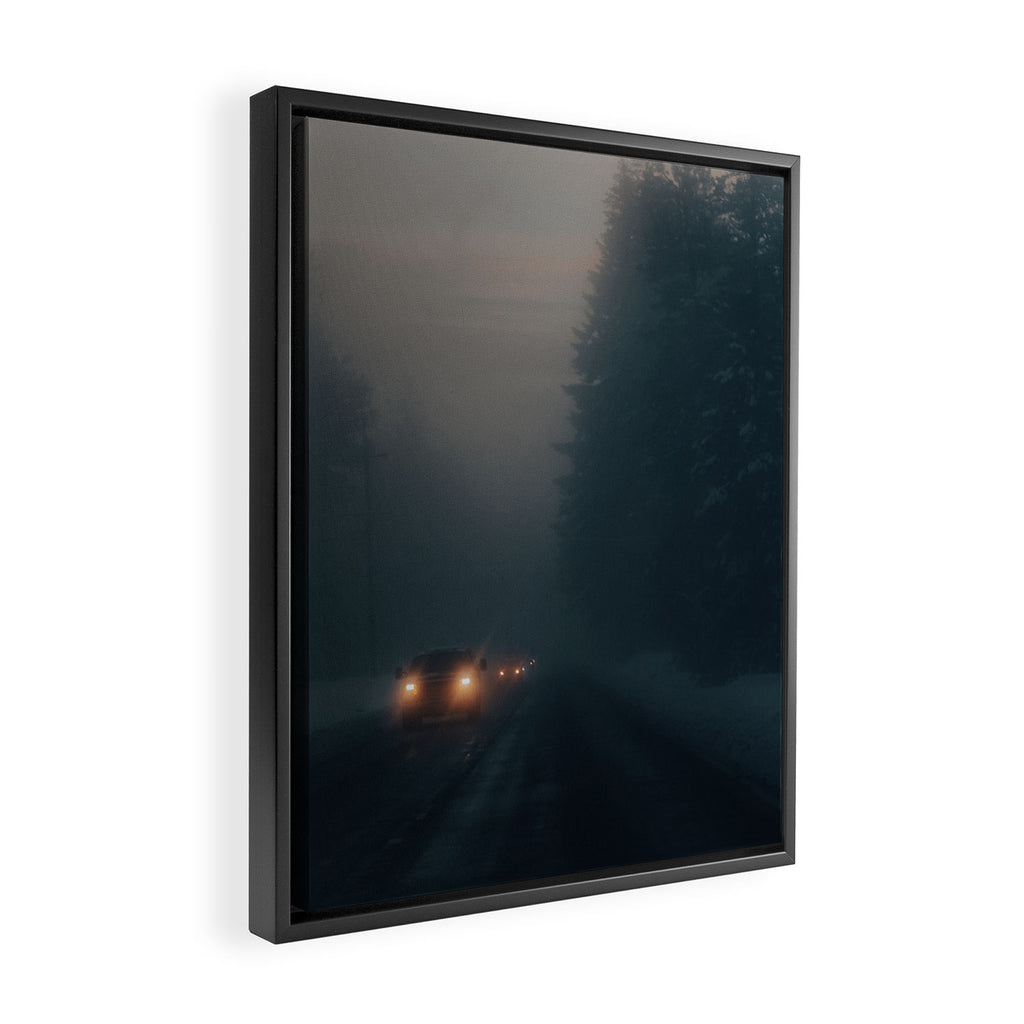 Late Winter Drives Framed Canvas Print Gallery Image 2