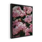 Light Pink Roses Framed Canvas Print Gallery Image 2