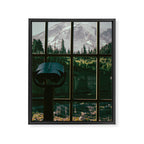 Looking At Rainier Framed Canvas Print Gallery Image 6