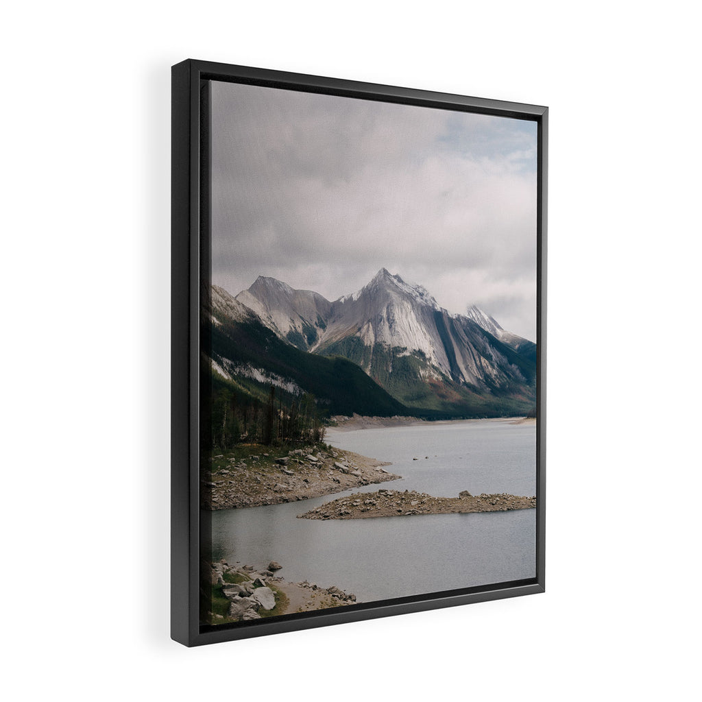 Medicine Lake Framed Canvas Print Gallery Image 2