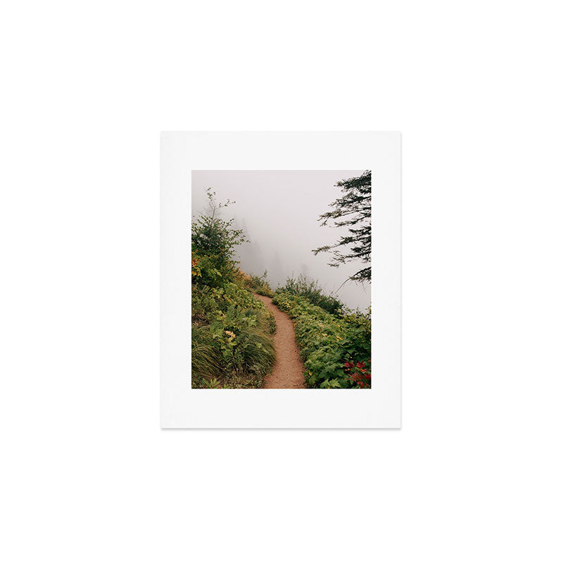 Misty Forest Path Art Print Gallery Image 1