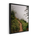 Misty Forest Path Framed Canvas Print Gallery Image 2