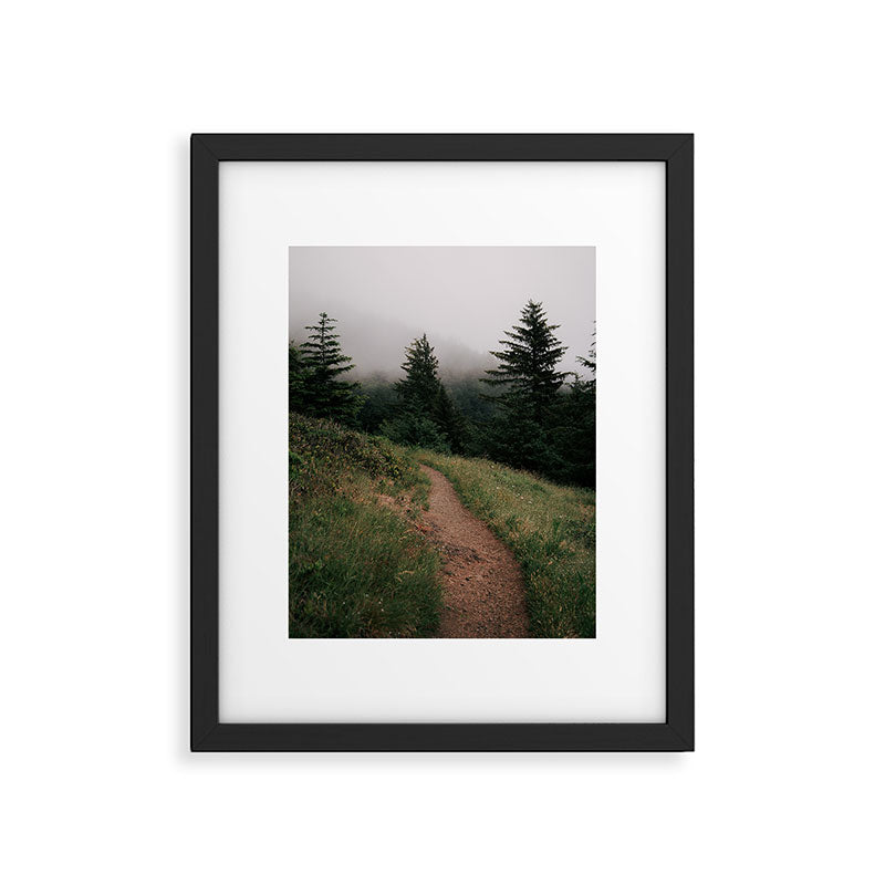 Moody Forest Path Framed Art Print Gallery Image 5