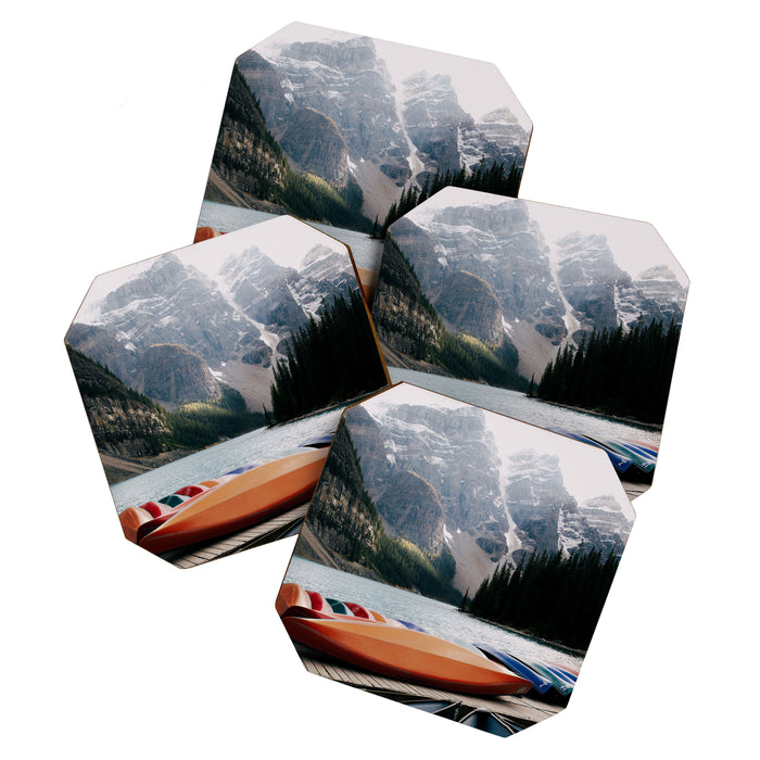 Moraine Lake Canoes Coaster Gallery Image 1