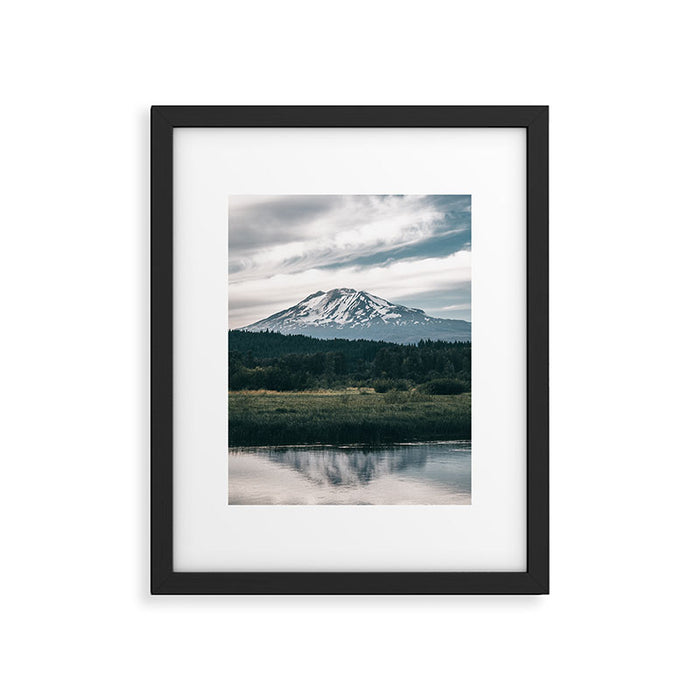 Mount Adams Reflections Framed Art Print Gallery Image 1