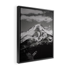 Mount Hood Black and White Framed Canvas Print Gallery Image 2