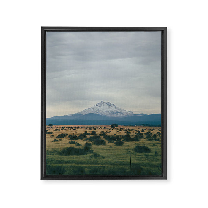 Mount Jefferson Framed Canvas Print Gallery Image 1