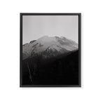 Mount Rainier Black and White Framed Canvas Print Gallery Image 6