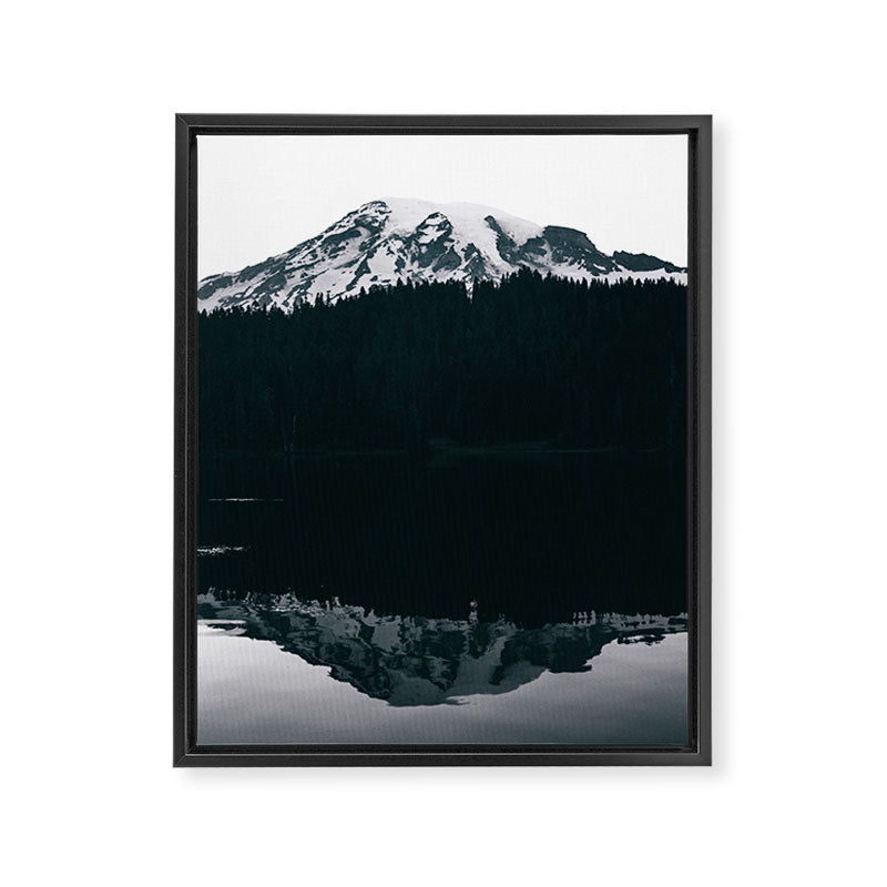 Mount Rainier Reflections Framed Canvas Print Gallery Image 6