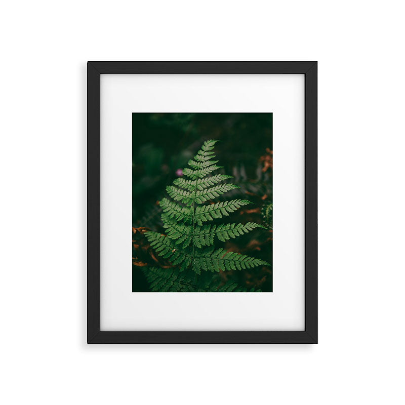 One Fern Framed Art Print Gallery Image 5