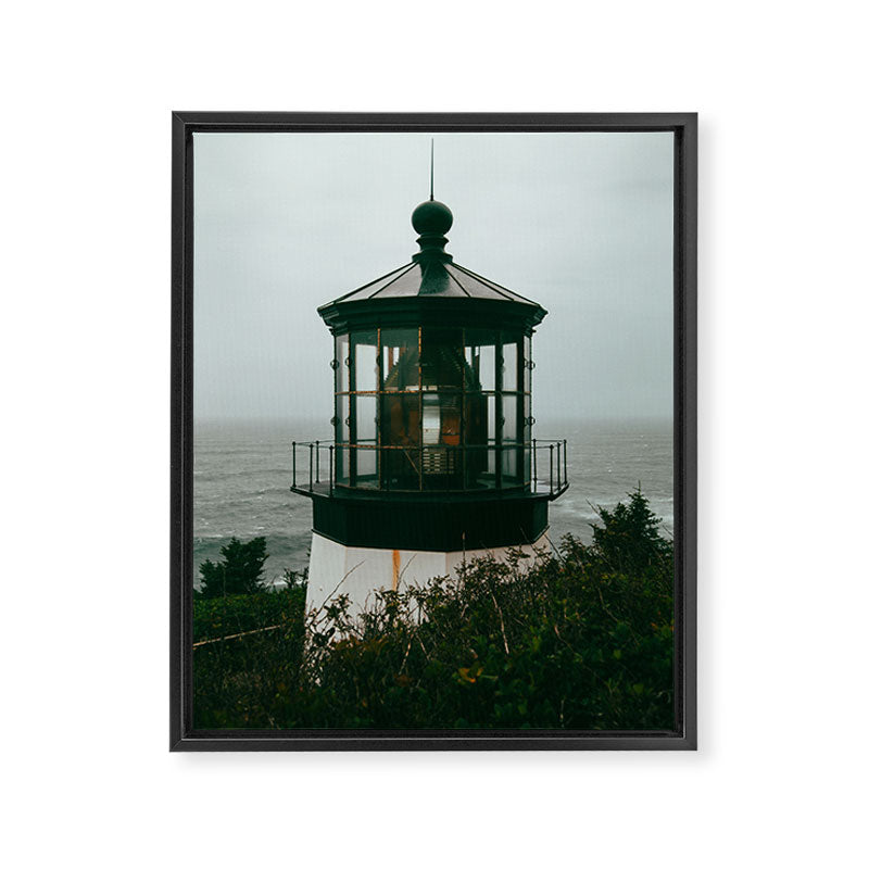 Oregon Lighthouse Framed Canvas Print Gallery Image 6