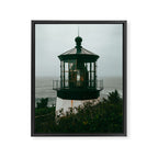 Oregon Lighthouse Framed Canvas Print Gallery Image 6