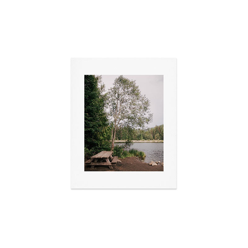 Picnic Lake Art Print Gallery Image 1