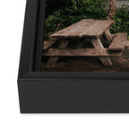 Picnic Lake Framed Canvas Print Gallery Image 3