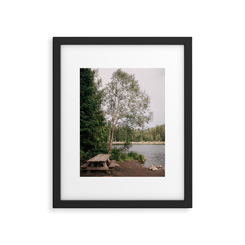 Picnic Lake Framed Art Print Gallery Image 5