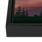 Pink Skies Framed Canvas Print Gallery Image 3