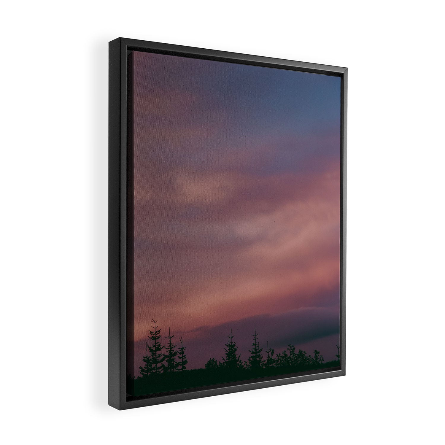 Pink Skies Framed Canvas Print Gallery Image 2