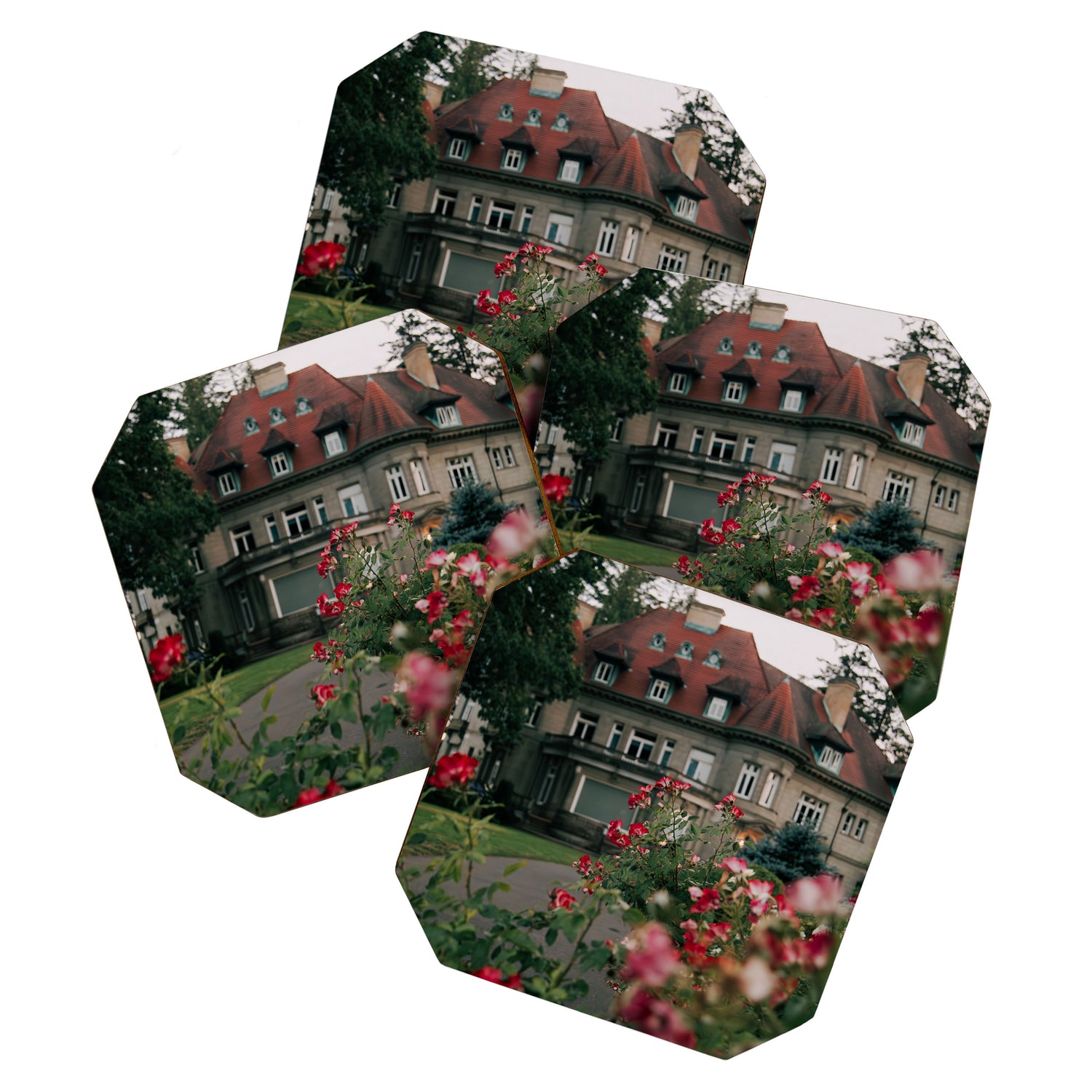 Pittock Mansion Blooms Coaster Gallery Image 1
