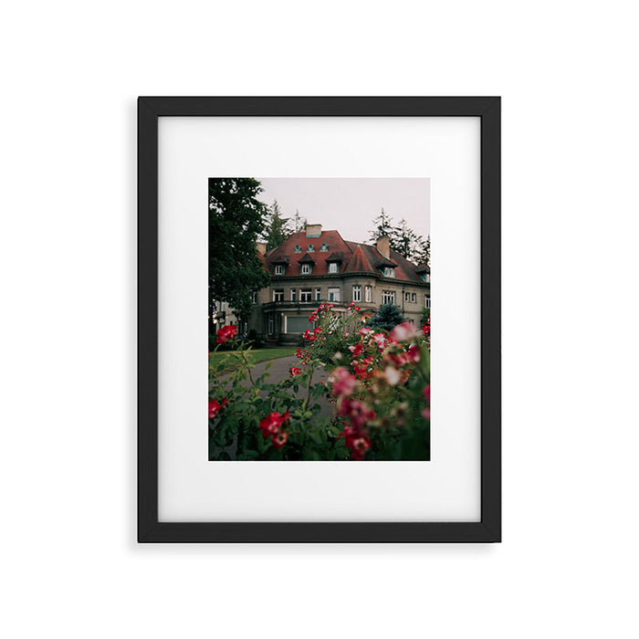 Pittock Mansion Blooms Framed Art Print Gallery Image 1