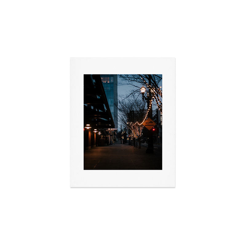 Portland Pearl Blue Hour Art Print Gallery Image 1