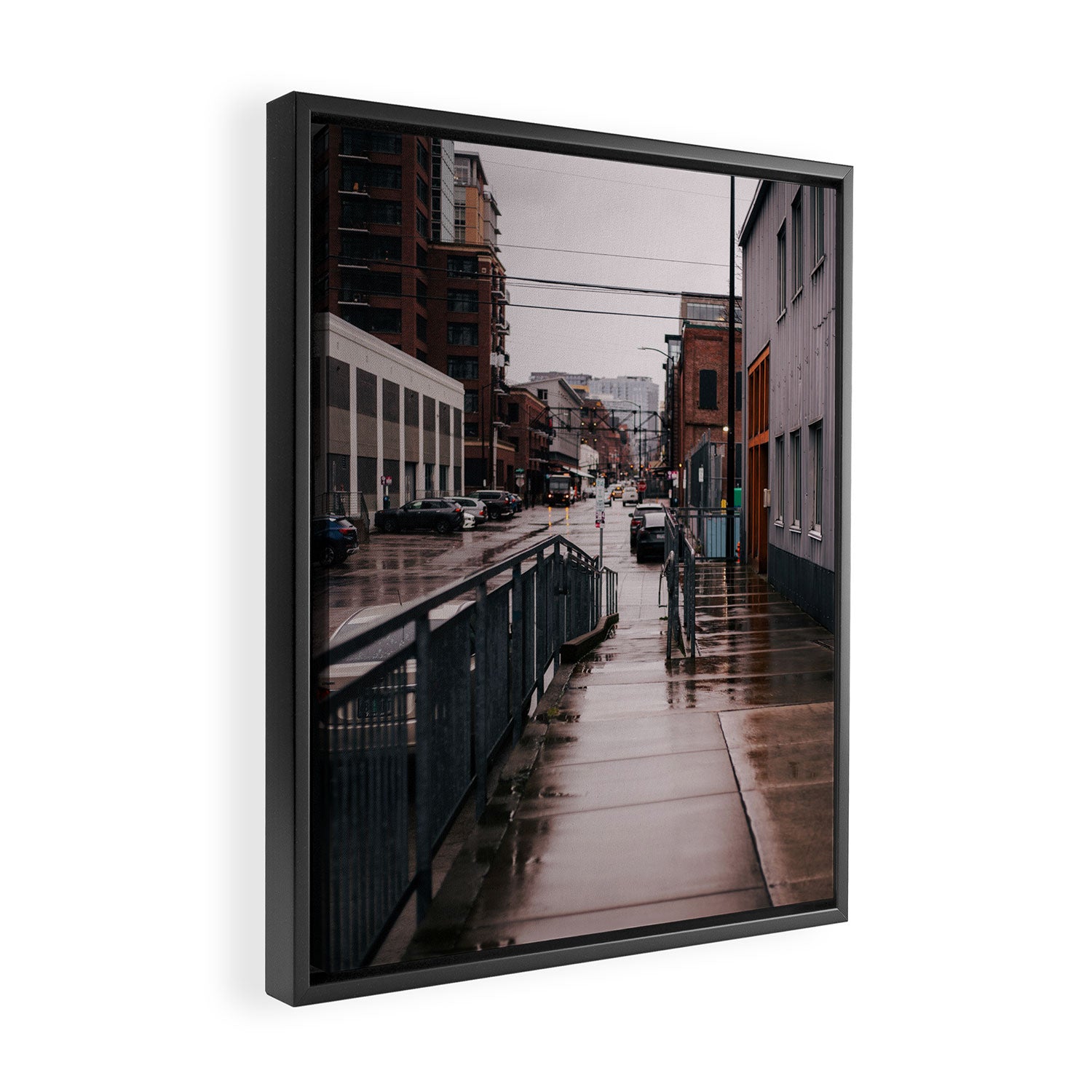 Portland Pearl District II Framed Canvas Print Gallery Image 2