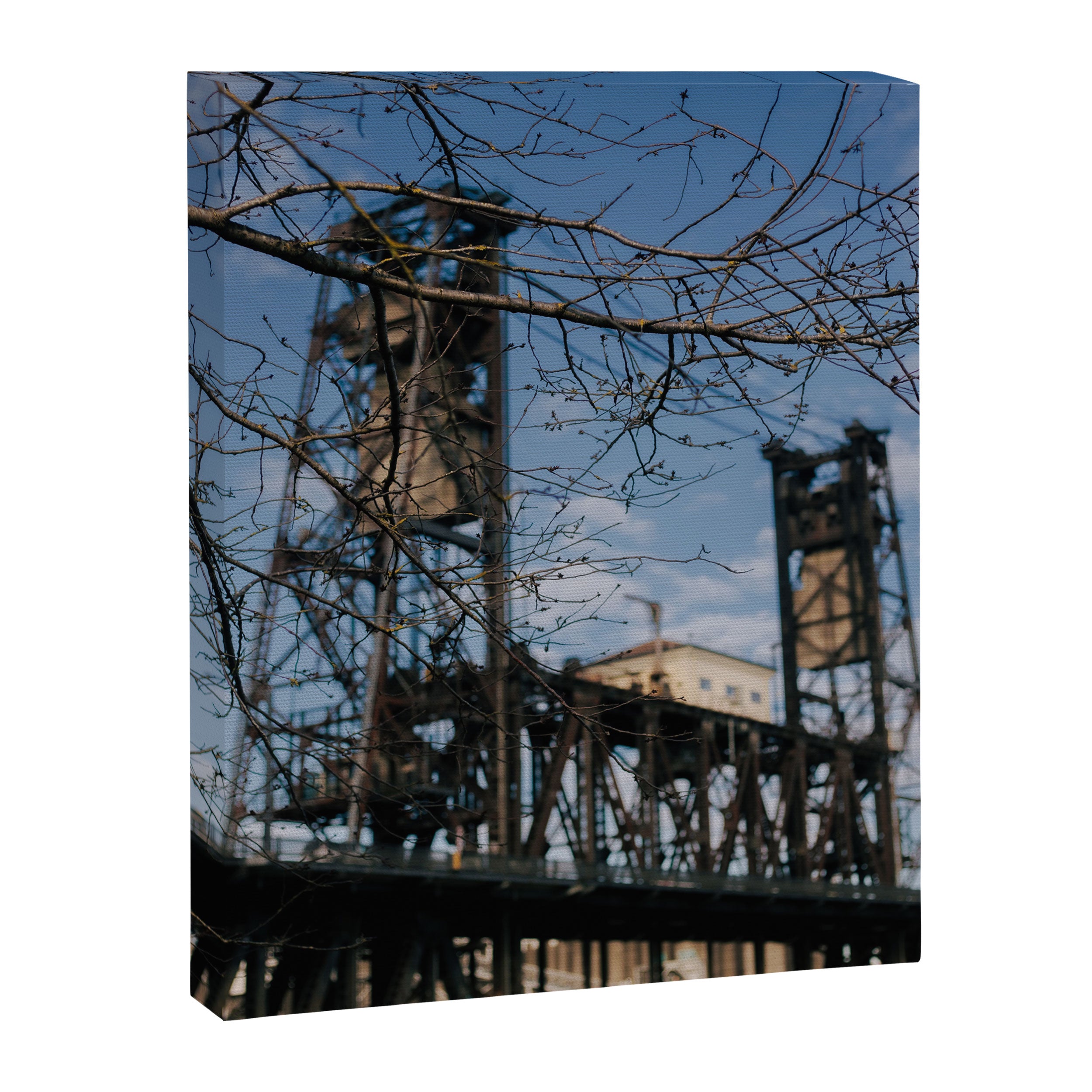 Portland Steel Bridge Canvas Print Gallery Image 6