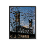 Portland Steel Bridge Framed Canvas Print Gallery Image 6