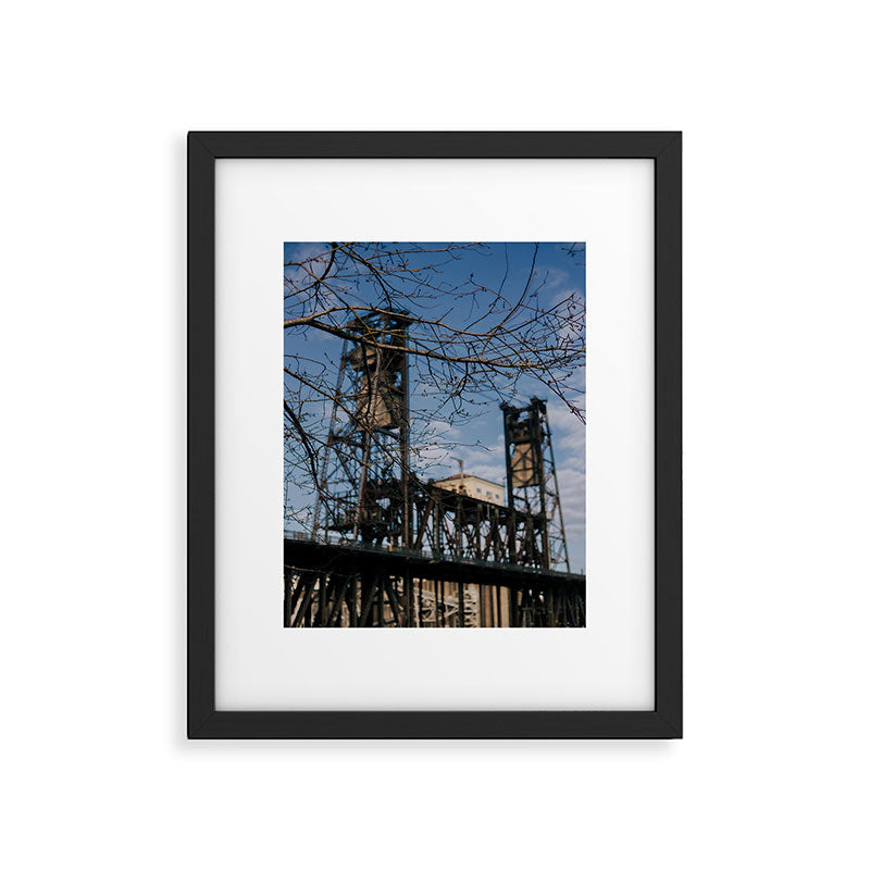 Portland Steel Bridge Framed Art Print Gallery Image 5