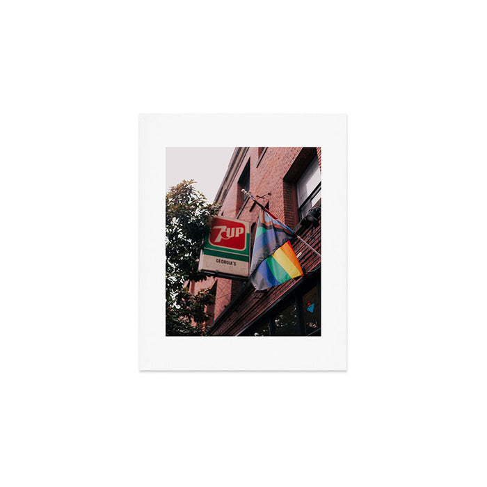 Pride Flag City Photo Art Print Gallery Image 1