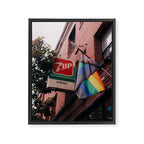 Pride Flag City Photo Framed Canvas Print Gallery Image 6