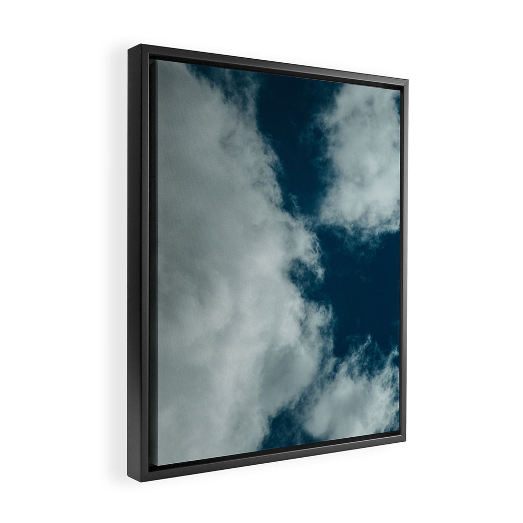 Puffs Framed Canvas Print Gallery Image 2