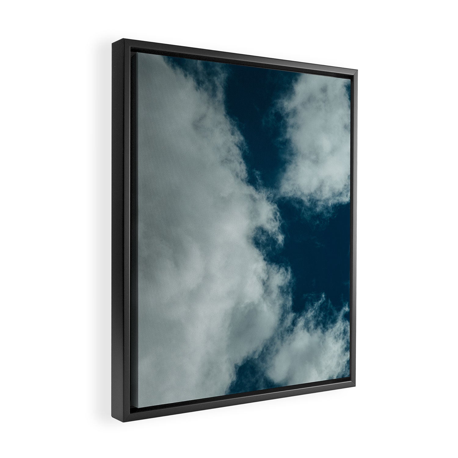 Puffs Framed Canvas Print Gallery Image 2