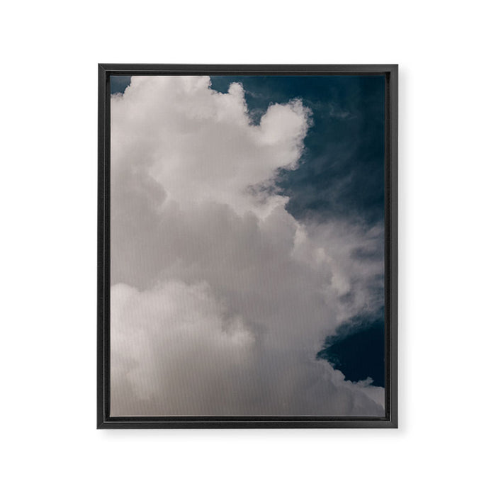 Puffy Clouds Framed Canvas Print Gallery Image 1