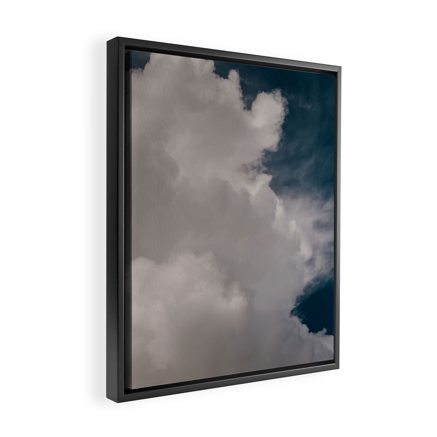 Puffy Clouds Framed Canvas Print Gallery Image 2