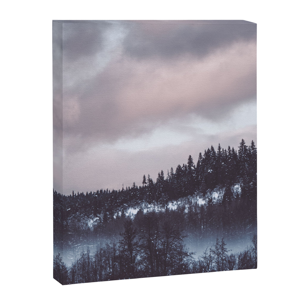 Purple Winter Canvas Print Gallery Image 6