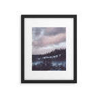 Purple Winter Framed Art Print Gallery Image 5