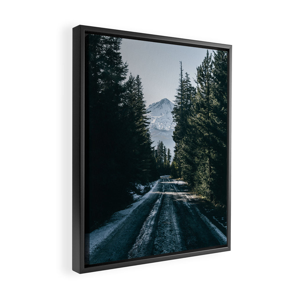 Road to Hood Framed Canvas Print Gallery Image 2