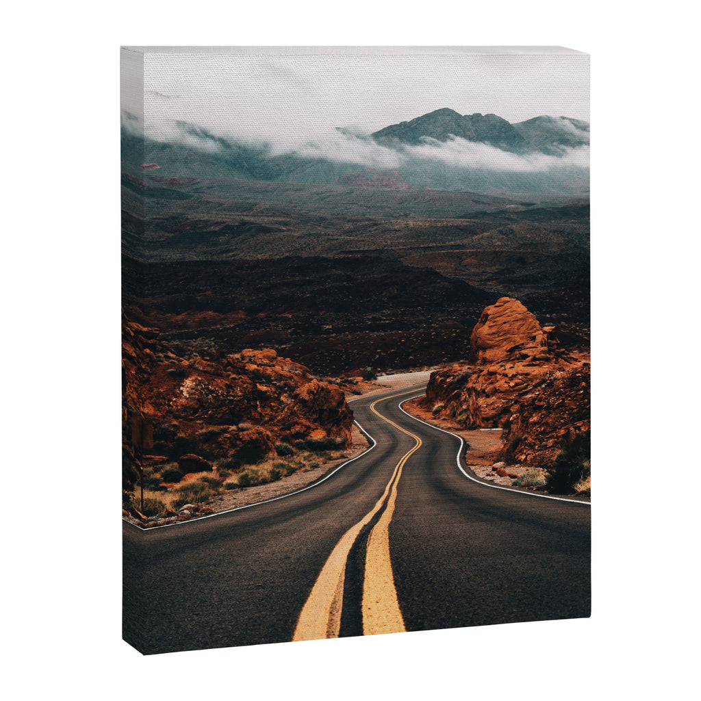 Road to Valley of Fire Canvas Print Gallery Image 6