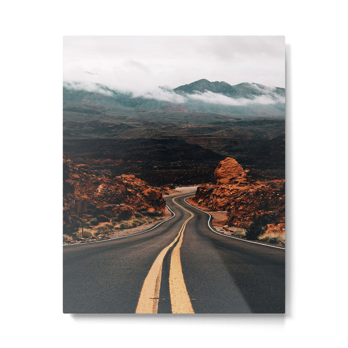 Road to Valley of Fire Metal Print Gallery Image 1