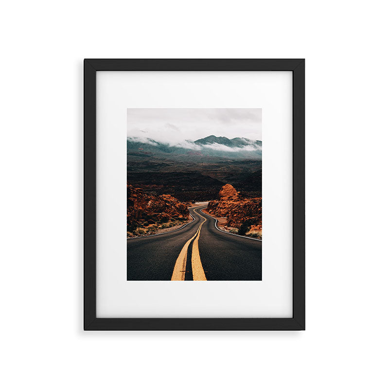 Road to Valley of Fire Framed Art Print Gallery Image 5