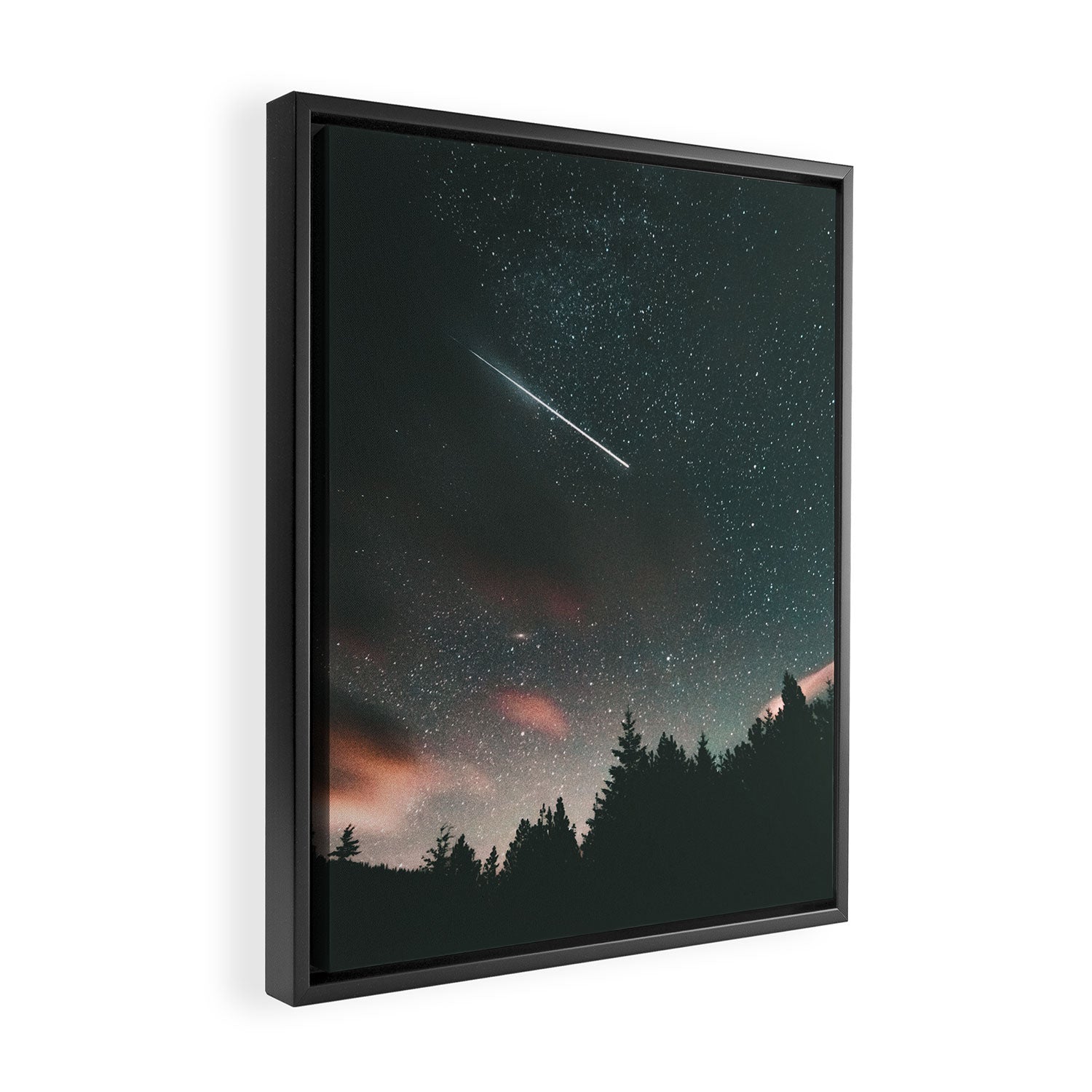 Shooting Stars Framed Canvas Print Gallery Image 2