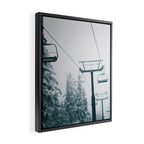 Ski Lift II Framed Canvas Print Gallery Image 2