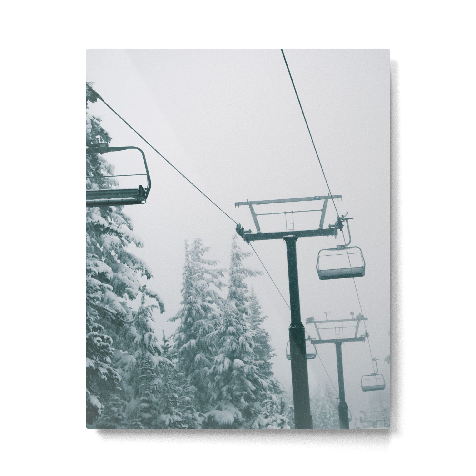 Ski Lift II Metal Print Gallery Image 4