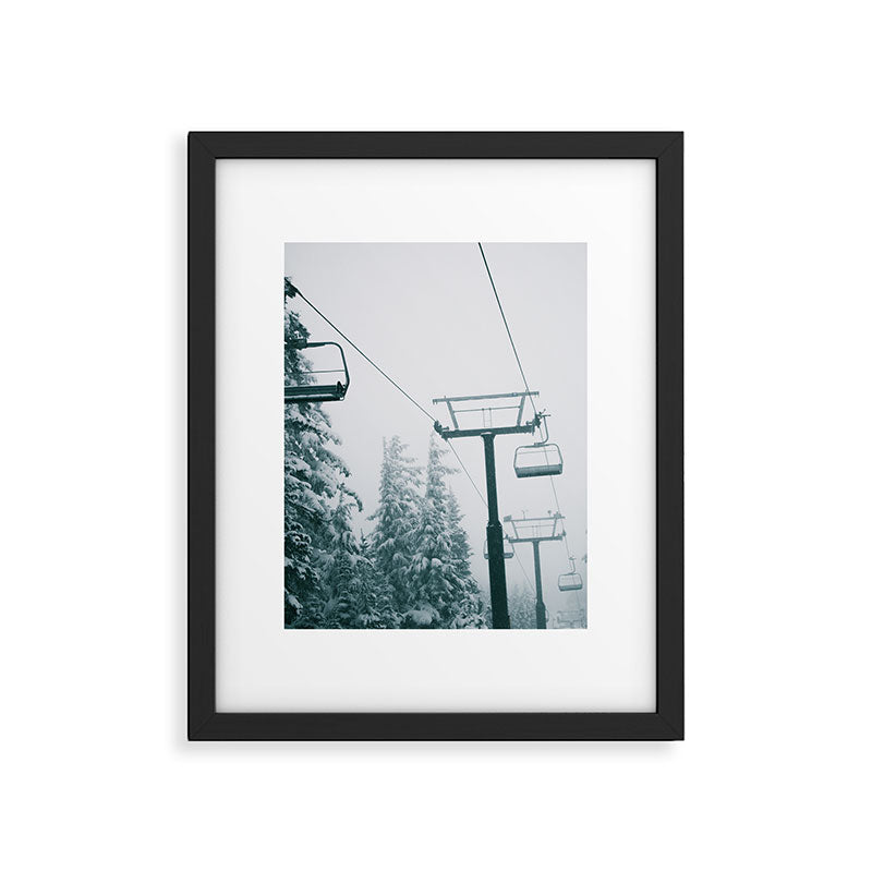 Ski Lift II Framed Art Print Gallery Image 5