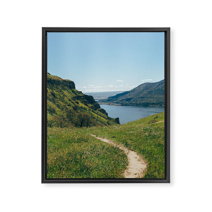 Spring Gorge Framed Canvas Print Gallery Image 1